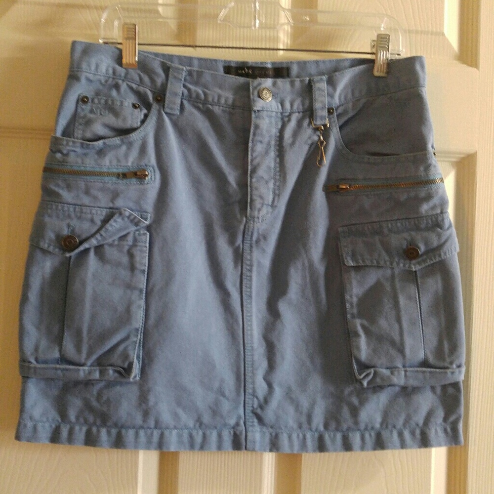 Marc Jacobs blue cargo mini skirt.  Size 8